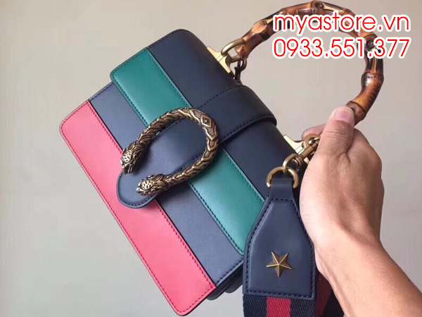 Túi xách Gucci Dionysus Medium Top Handle siêu cấp Size: 20.5x9x14.5cm