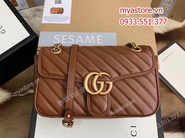 Túi xách Gucci 𝗺𝗮𝗿𝗺𝗼𝗻𝘁 size 26cm