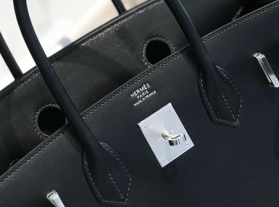 Túi xách Hermes Birkin Box Calf 30cm siêu cấp 1:1