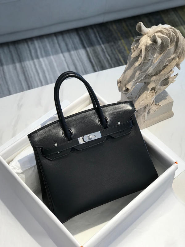 Túi xách Hermes Birkin Box Calf 30cm siêu cấp 1:1