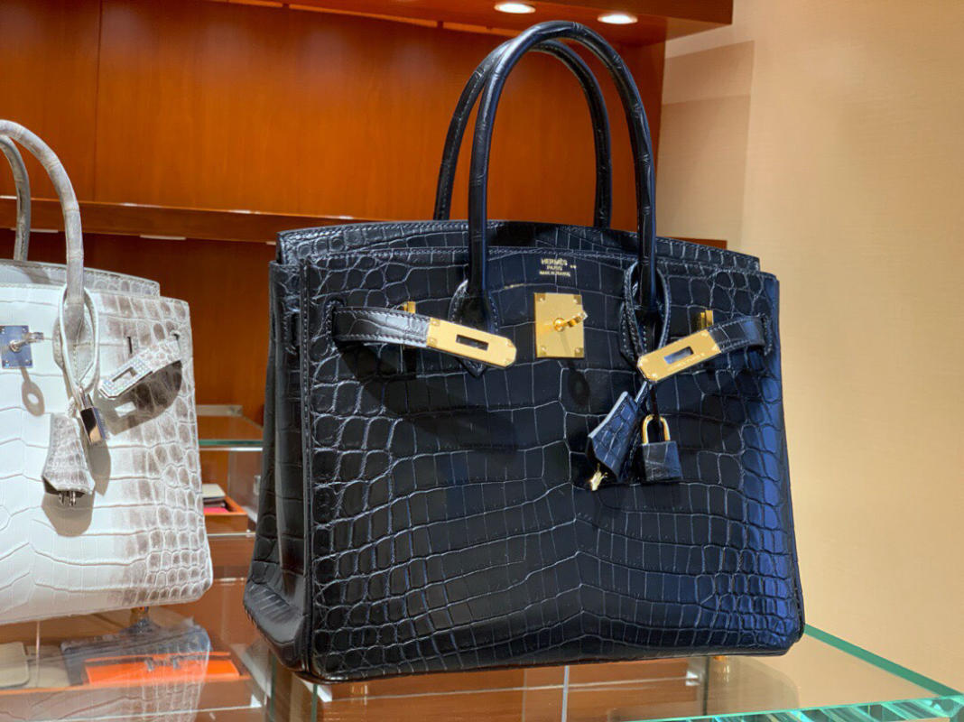 Túi xách Hermes Birkin da cá sấu nguyên bản Handmade likeauth