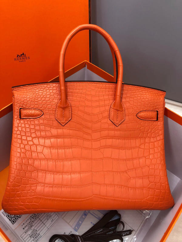 Túi xách Hermes Birkin da cá sấu nguyên bản Handmade likeauth bảo hành 2 năm