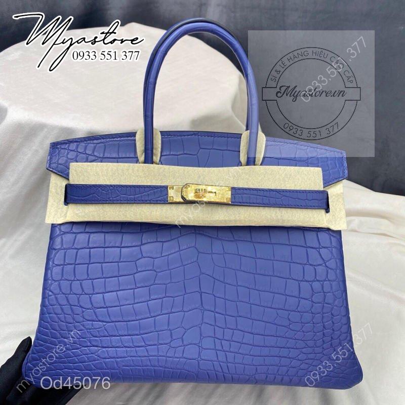 Túi xách Hermes Birkin da cá sấu nguyên bản Handmade likeauth bảo hành 2 năm