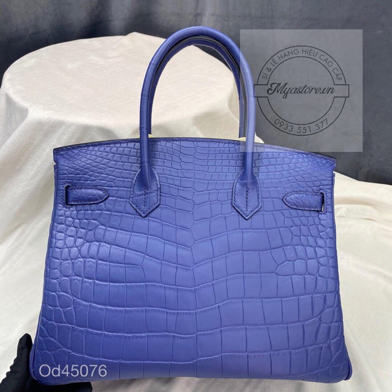 Túi xách Hermes Birkin da cá sấu nguyên bản Handmade likeauth bảo hành 2 năm