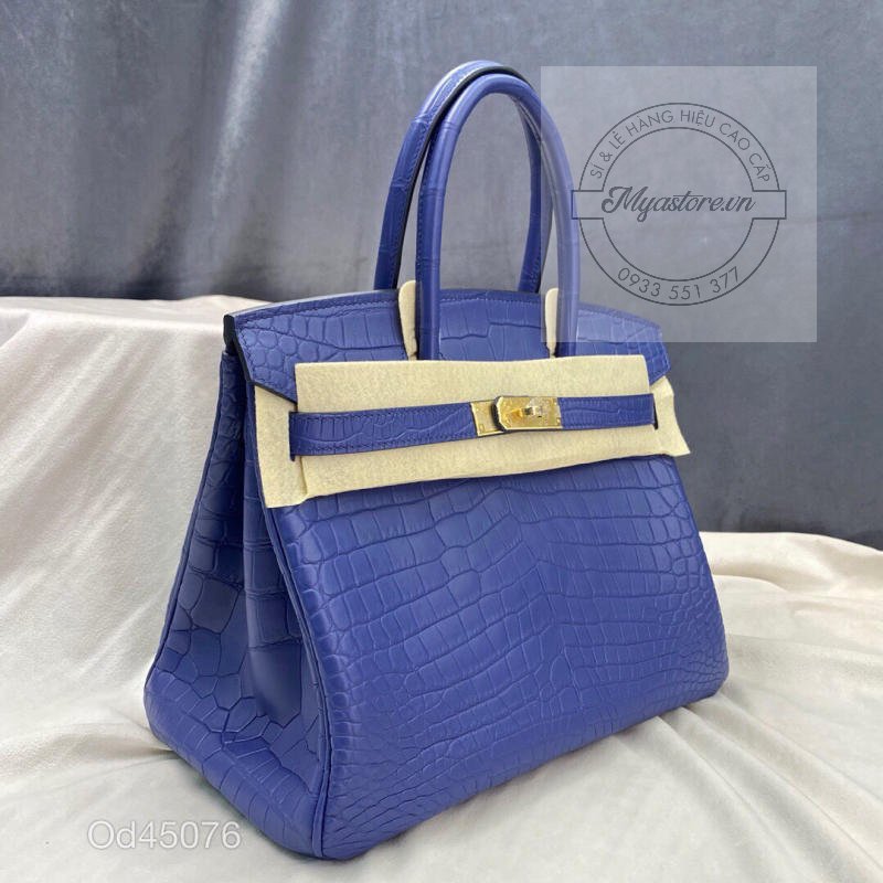 Túi xách Hermes Birkin da cá sấu nguyên bản Handmade likeauth bảo hành 2 năm