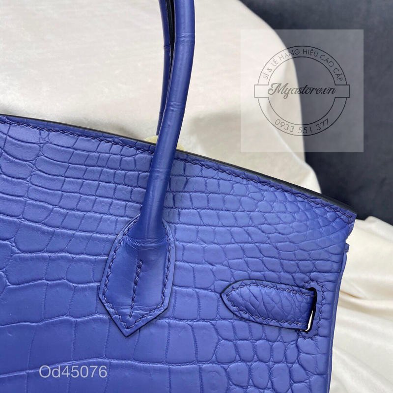 Túi xách Hermes Birkin da cá sấu nguyên bản Handmade likeauth bảo hành 2 năm