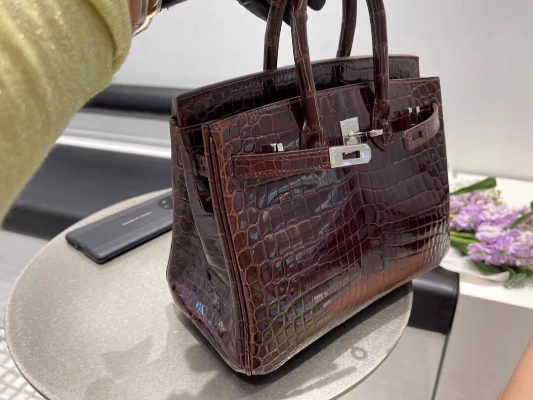 Túi Xách Hermes Birkin da cá sấu nguyên bản - Like auth