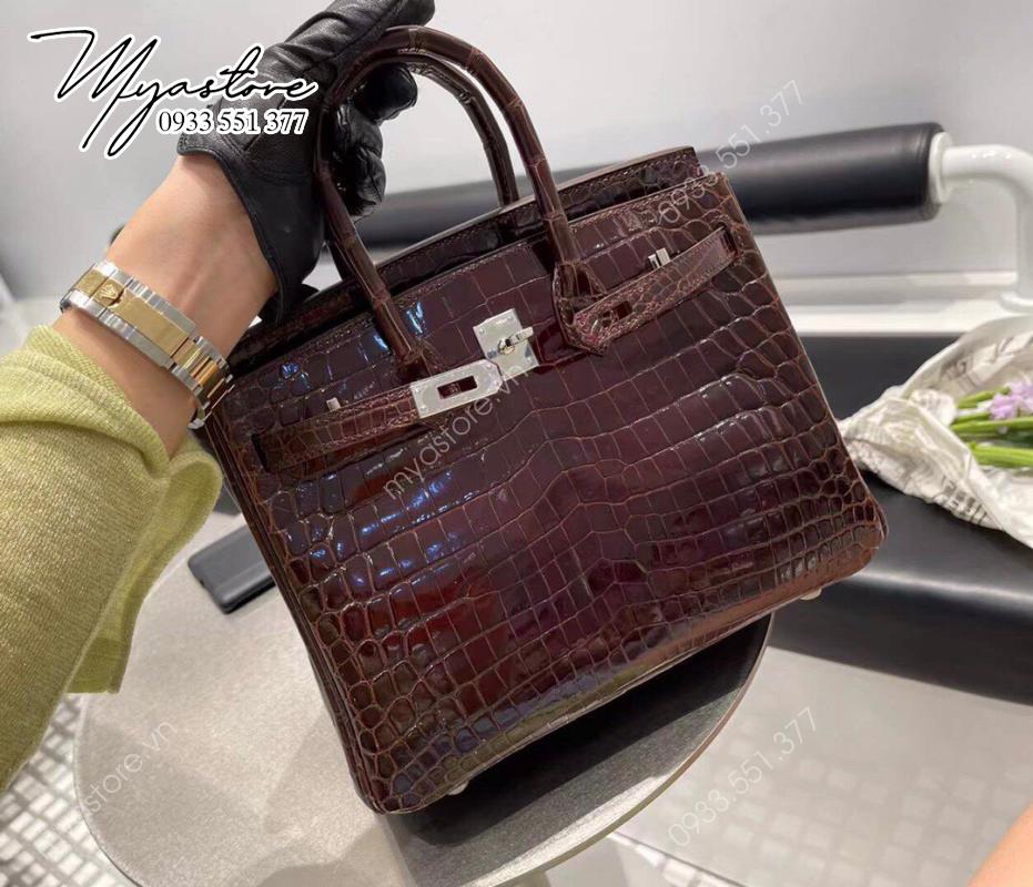 Túi Xách Hermes Birkin da cá sấu nguyên bản - Like auth