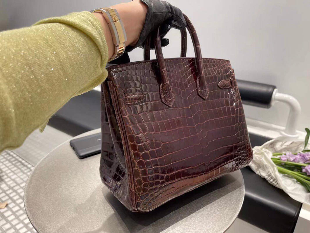 Túi Xách Hermes Birkin da cá sấu nguyên bản - Like auth