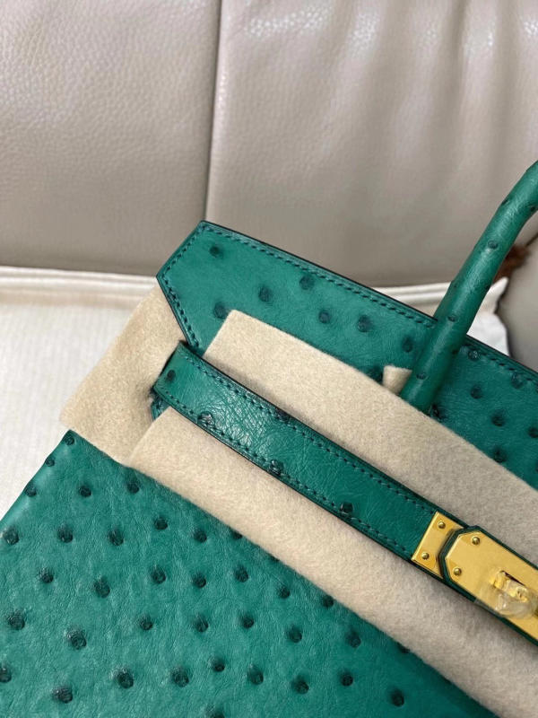 Túi Xách Hermes Birkin da đà điểu nguyên bản - Like auth