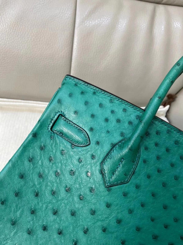 Túi Xách Hermes Birkin da đà điểu nguyên bản - Like auth