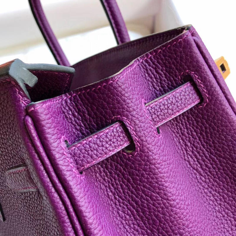 Túi Xách Hermes Birkin da togo nguyên bản - Like auth màu tím