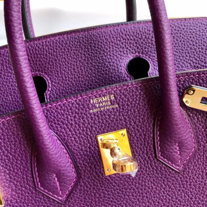 Túi Xách Hermes Birkin da togo nguyên bản - Like auth màu tím