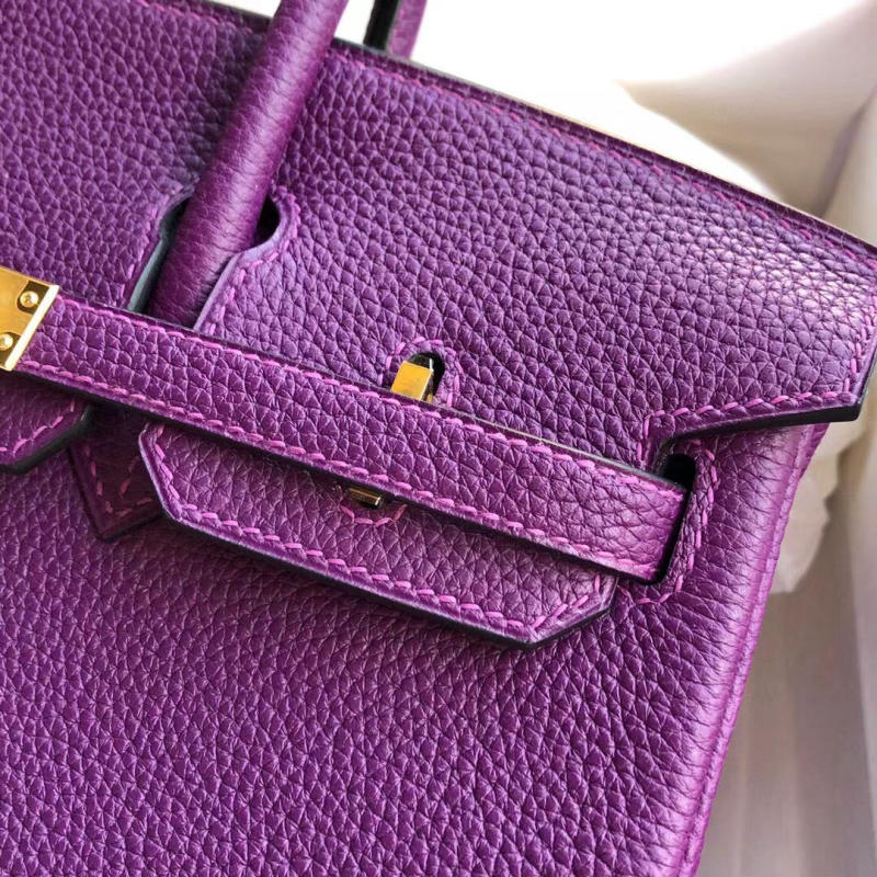 Túi Xách Hermes Birkin da togo nguyên bản - Like auth màu tím