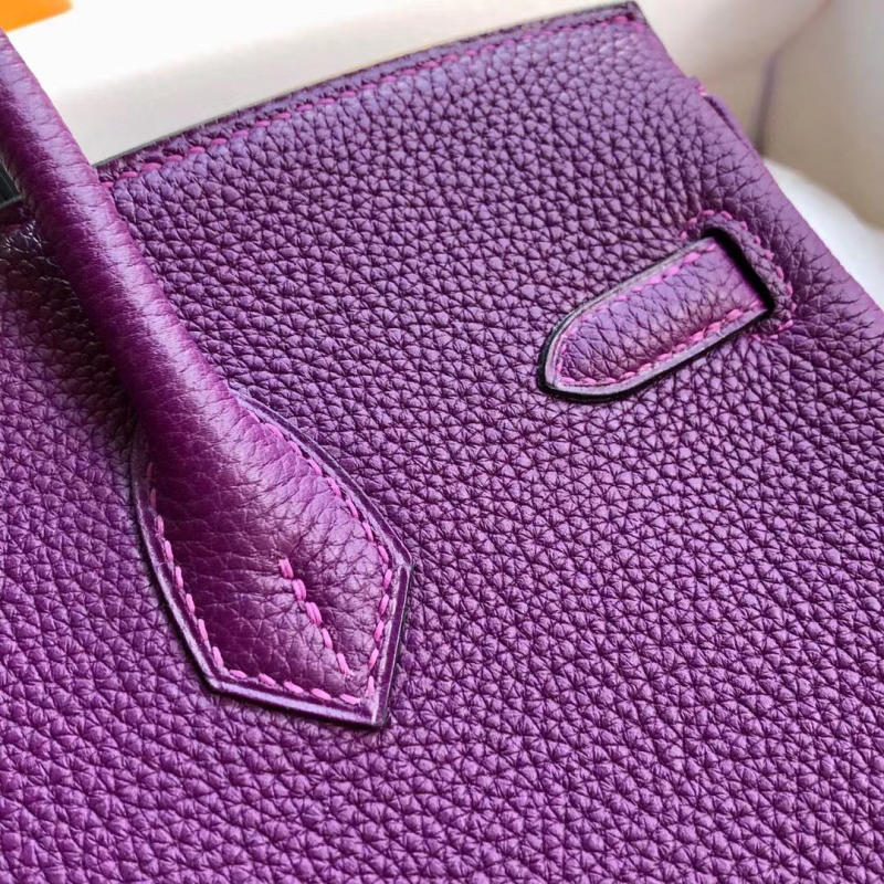 Túi Xách Hermes Birkin da togo nguyên bản - Like auth màu tím