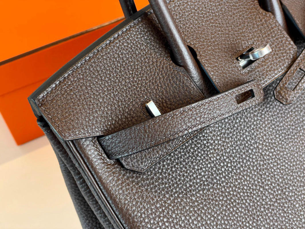 Túi xách Hermes birkin25 màu gỗ mun siêu cấp 1:1