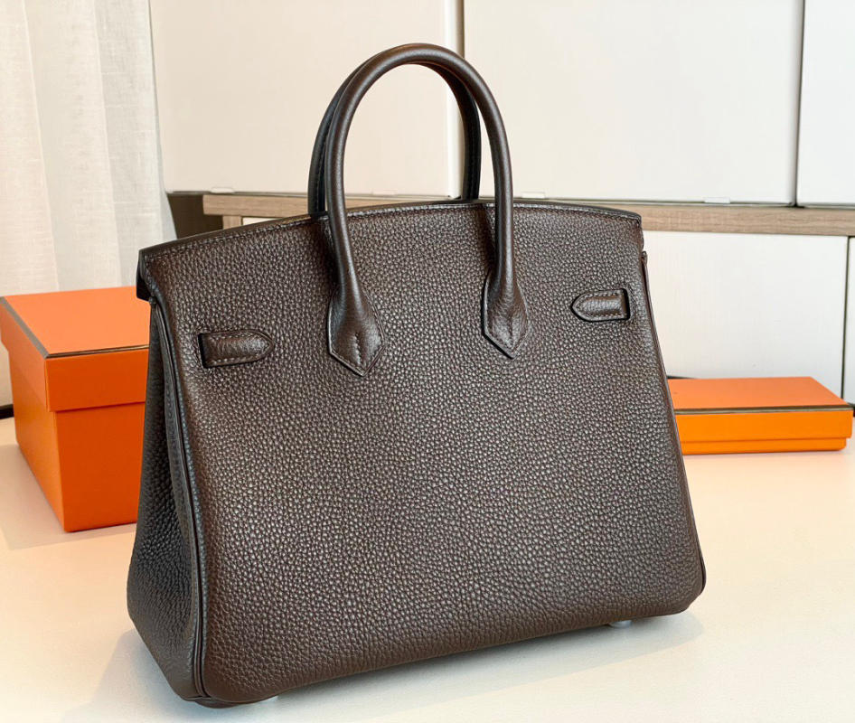 Túi xách Hermes birkin25 màu gỗ mun siêu cấp 1:1