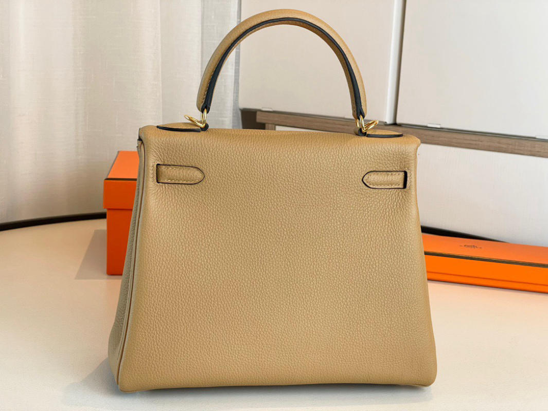 Túi xách Hermes Kelly mini màu trà sữa siêu cấp 1:1