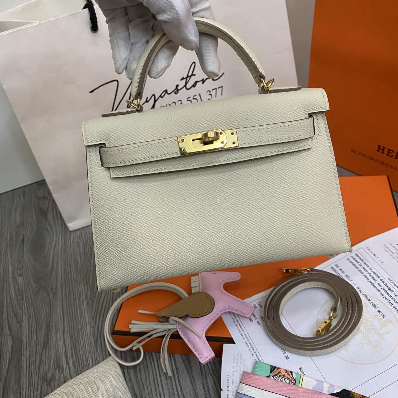 Túi xách Hermes Kelly size 19cm khâu tay 100%