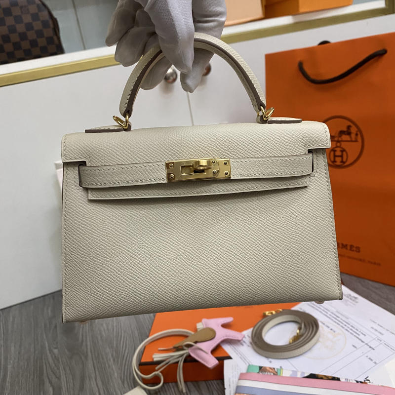 Túi xách Hermes Kelly size 19cm khâu tay 100%