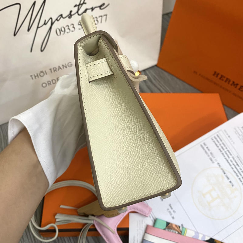 Túi xách Hermes Kelly size 19cm khâu tay 100%