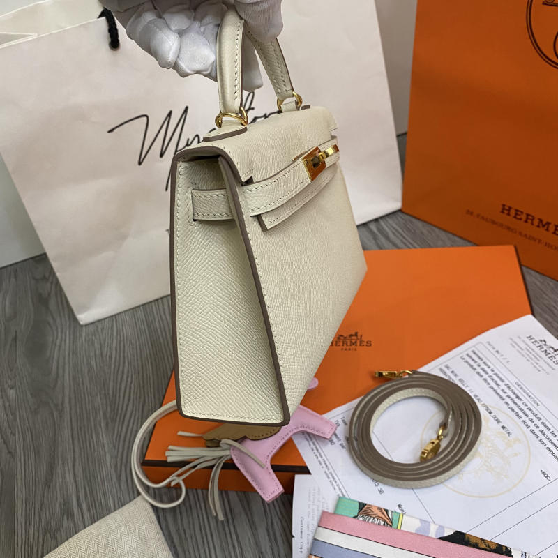 Túi xách Hermes Kelly size 19cm khâu tay 100%