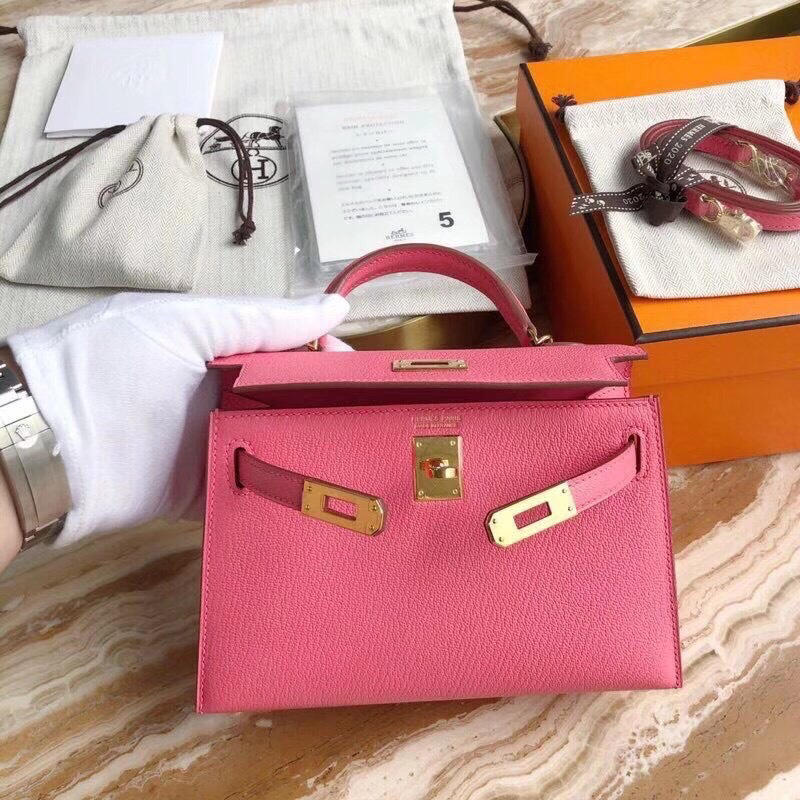 Túi xách Hermes Kelly size mini 19cm Handmade likeauth