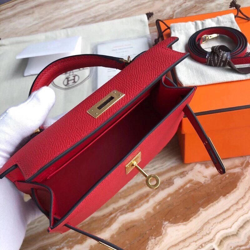 Túi xách Hermes Kelly size mini 19cm Handmade likeauth