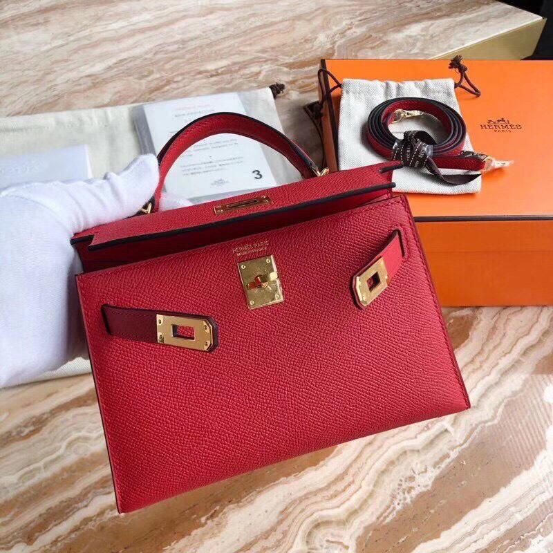 Túi xách Hermes Kelly size mini 19cm Handmade likeauth