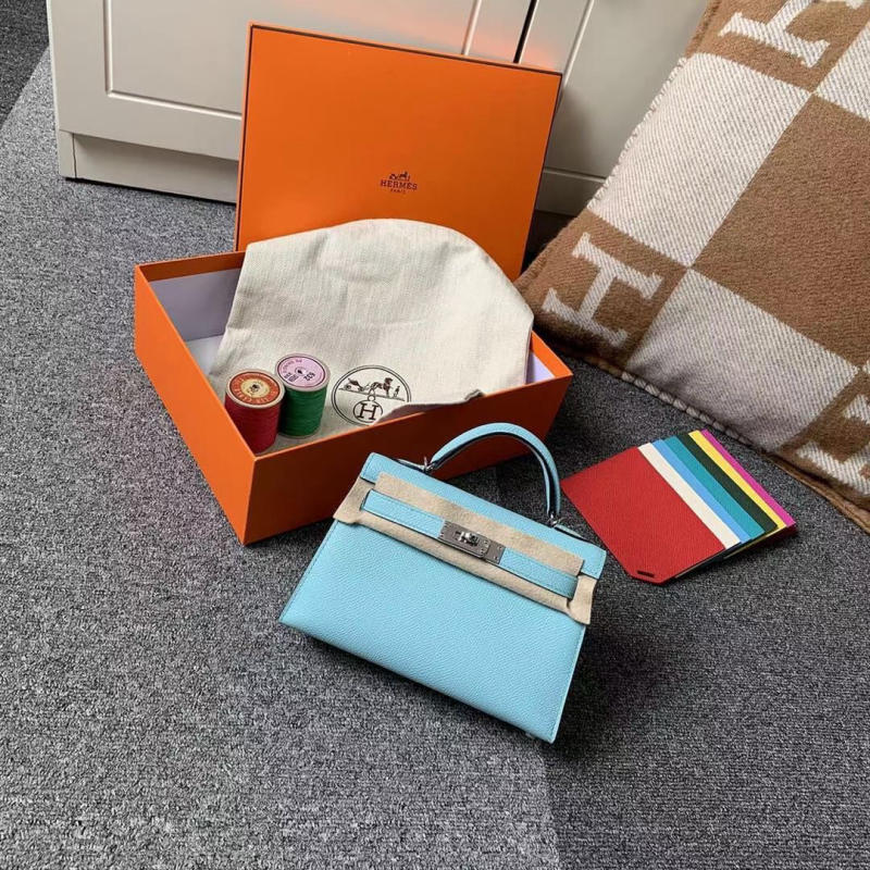 Túi xách Hermes Kelly size mini 19cm Handmade likeauth các màu