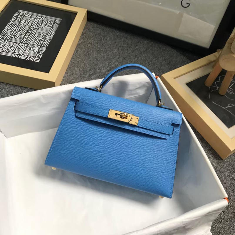 Túi xách Hermes Kelly size mini 19cm Handmade likeauth các màu