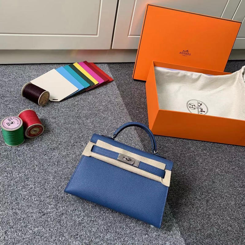 Túi xách Hermes Kelly size mini 19cm Handmade likeauth các màu