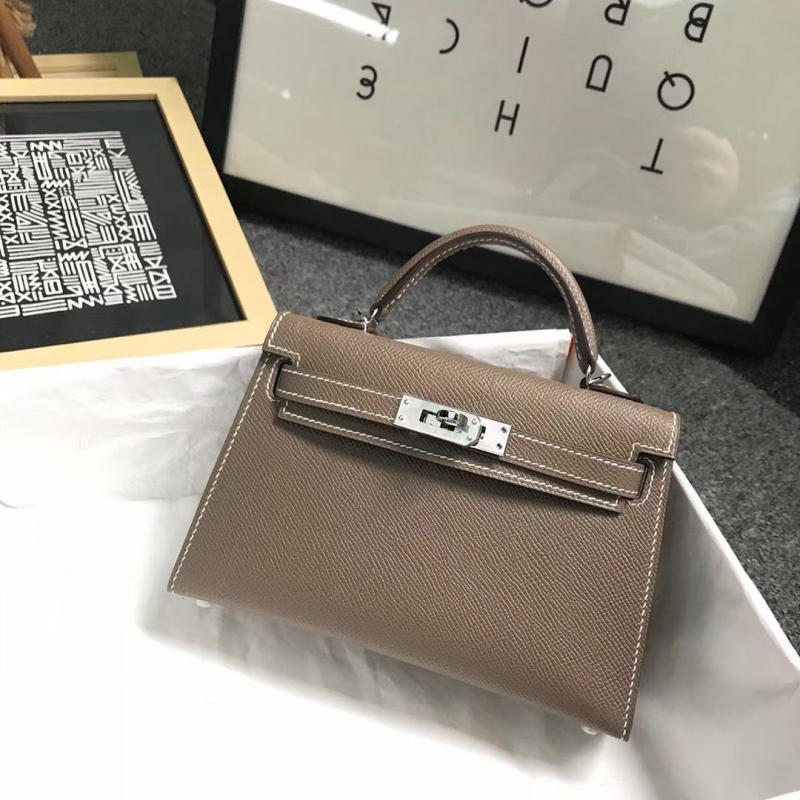 Túi xách Hermes Kelly size mini 19cm Handmade likeauth các màu