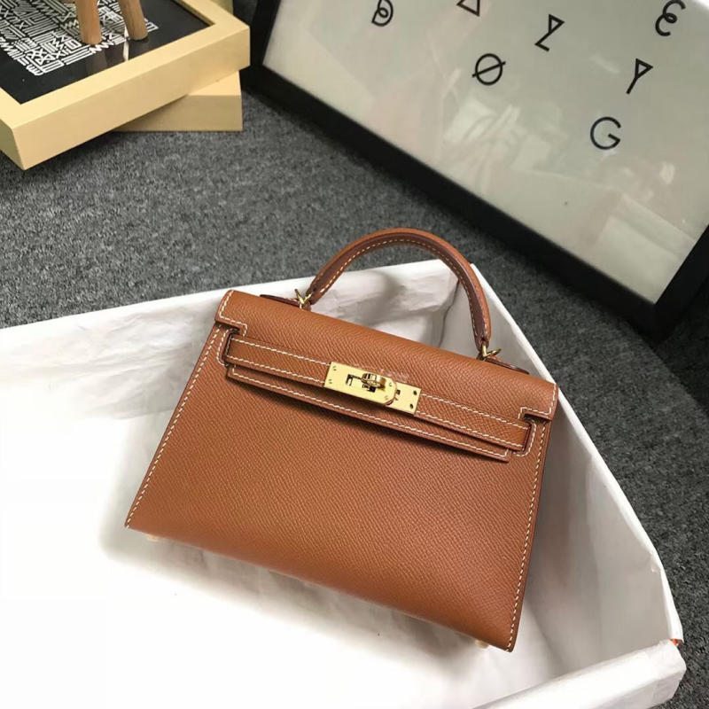 Túi xách Hermes Kelly size mini 19cm Handmade likeauth các màu