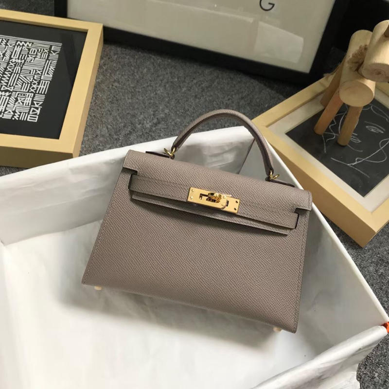 Túi xách Hermes Kelly size mini 19cm Handmade likeauth các màu