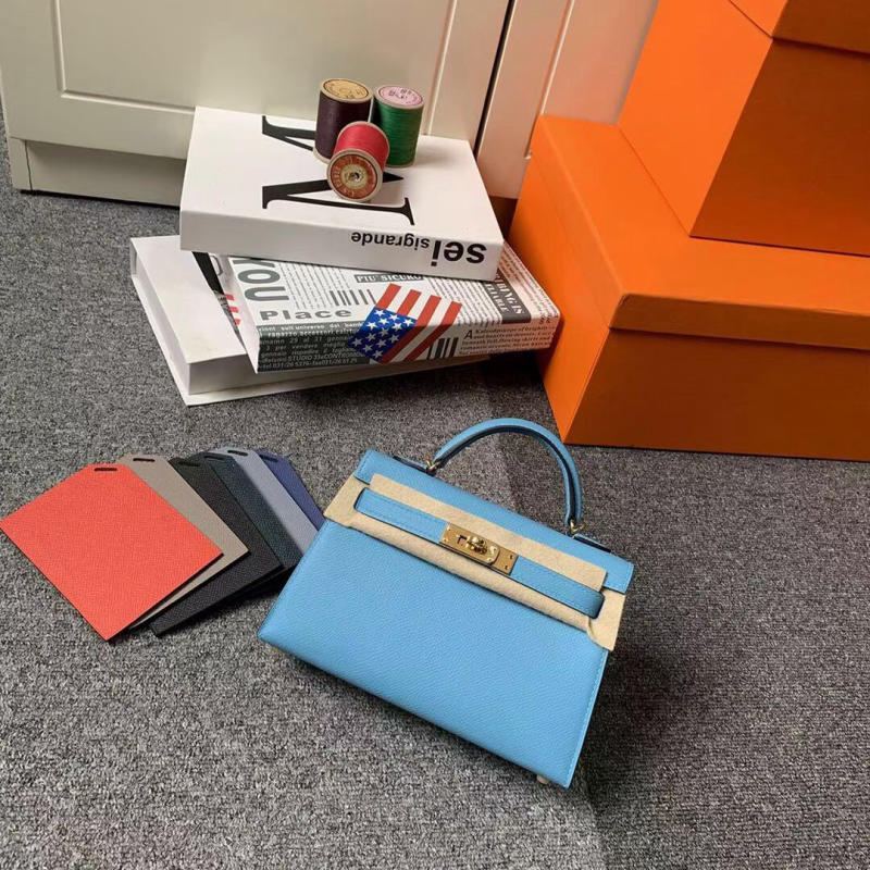 Túi xách Hermes Kelly size mini 19cm Handmade likeauth các màu