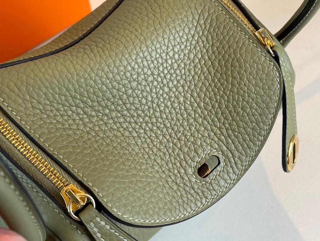 Túi xách Hermes Lindy mini sage green siêu cấp 1:1