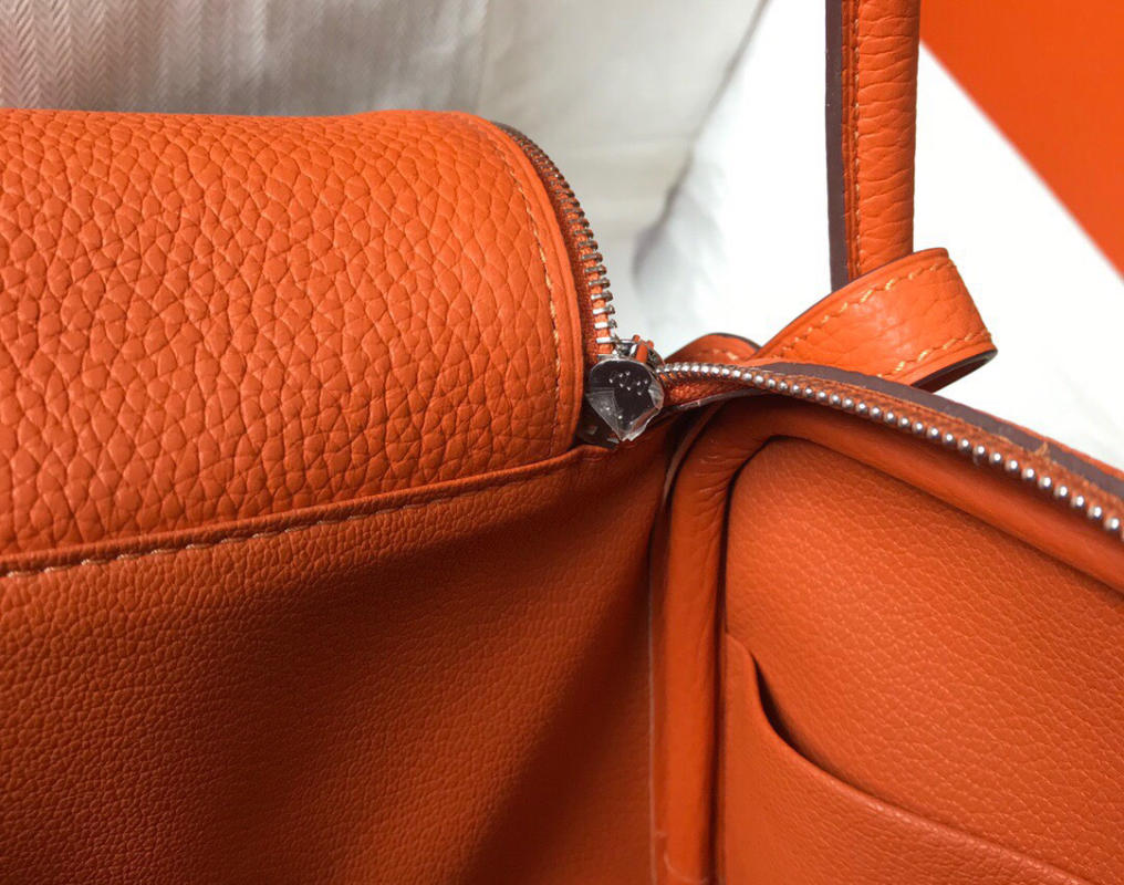 Túi xách Hermes 𝙡𝙞𝙣𝙙𝙮 siêu cấp màu cam size26cm