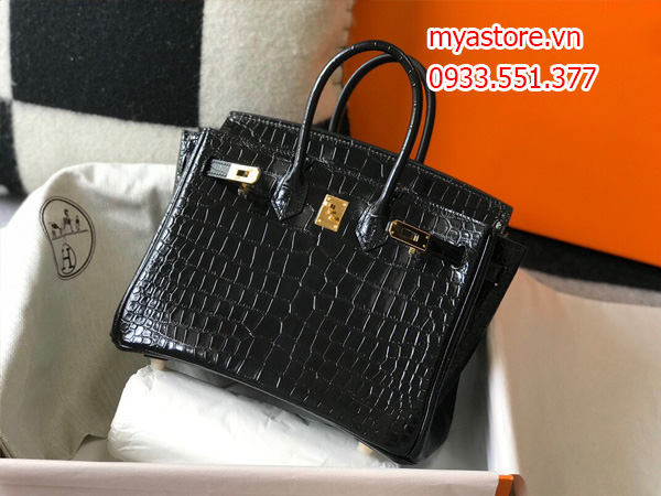 Túi xách Hermes da cá sấu 25cm và 30cm