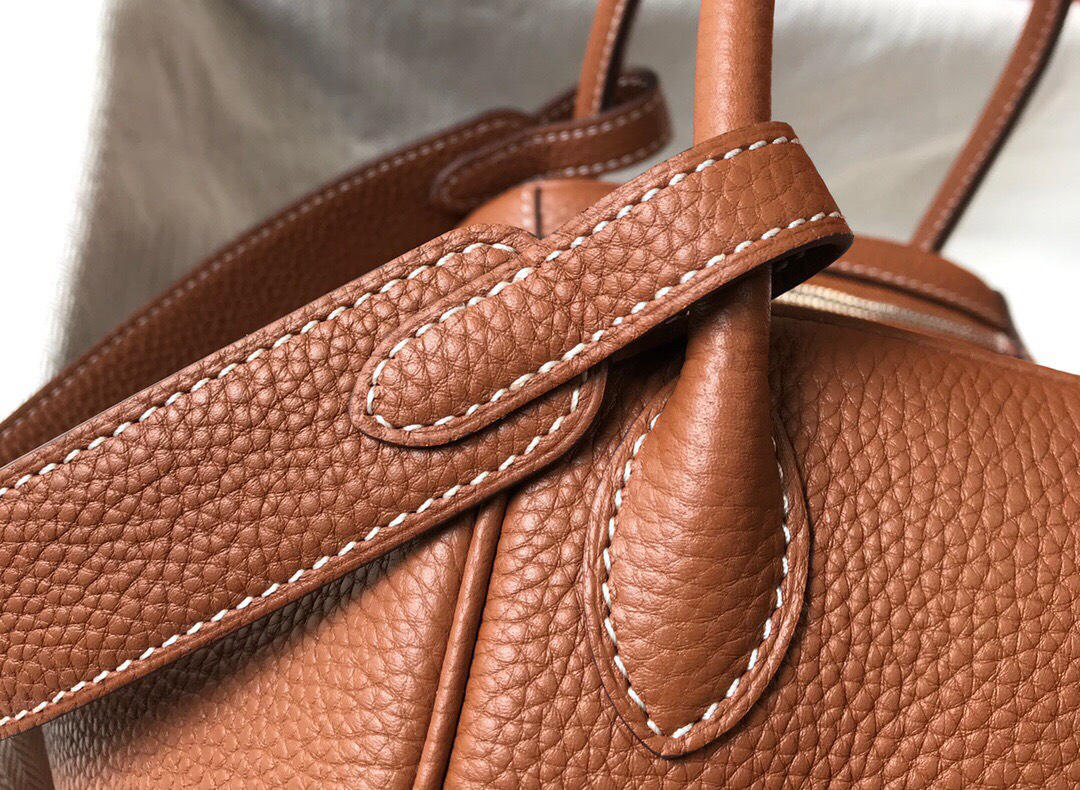 Túi xách Hermes 𝙈𝙞𝙣𝙞 𝙡𝙞𝙣𝙙𝙮 siêu cấp size 19,5cm màu cam đất