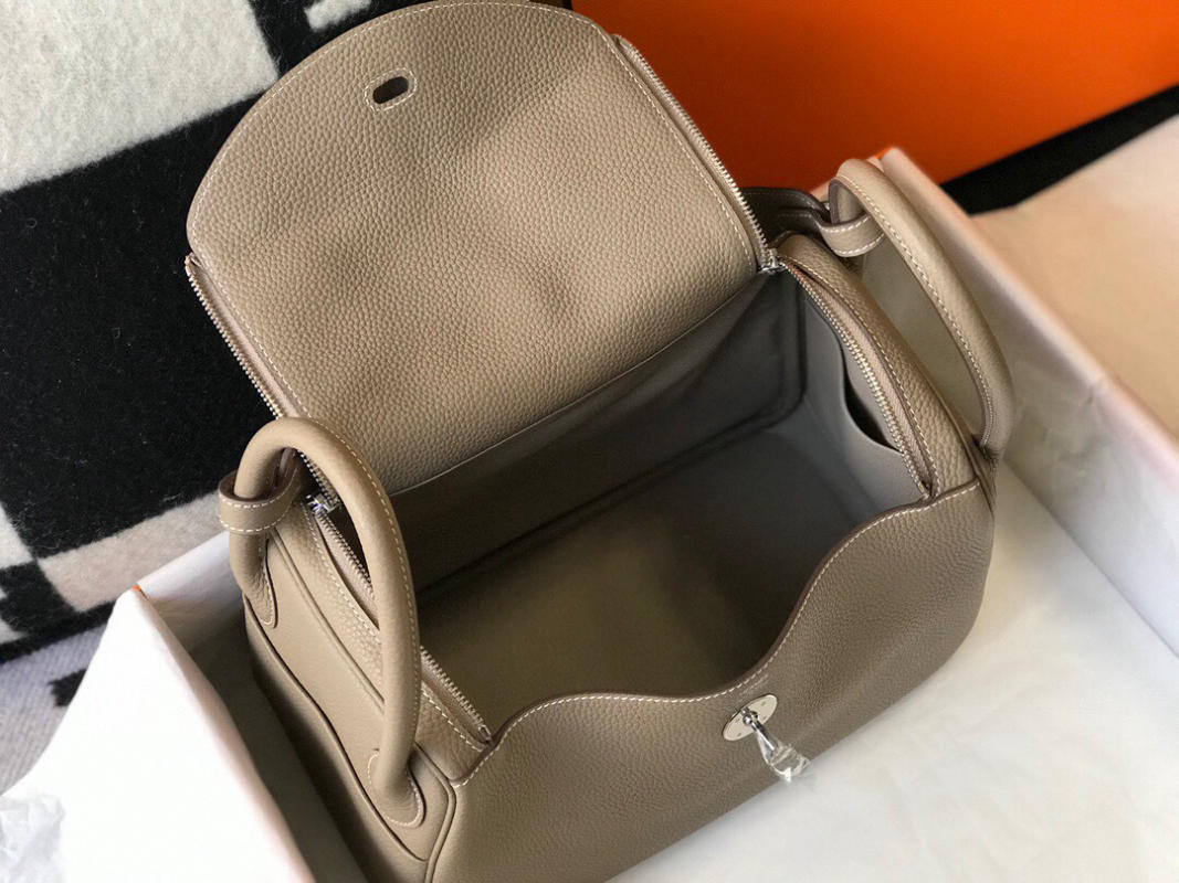 Túi xách Hermes 𝙡𝙞𝙣𝙙𝙮 siêu cấp size 26cm màu nâu