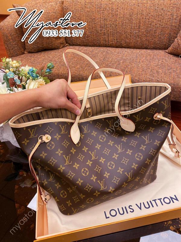 Túi xách LV Louis Vuiton Neverfull Apricot siêu cấp