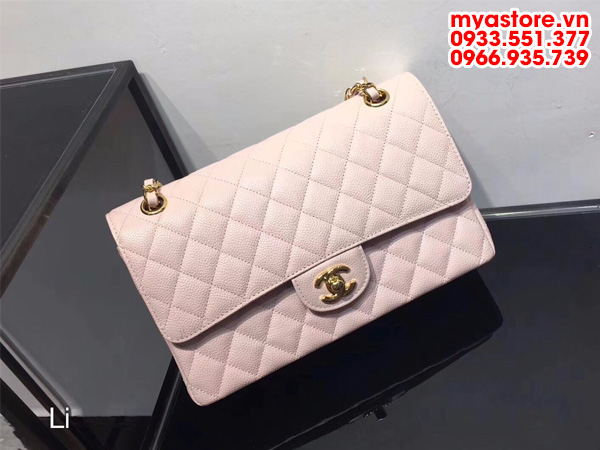 Túi xách nữ Chanel classic da bò siêu cấp size 25cm