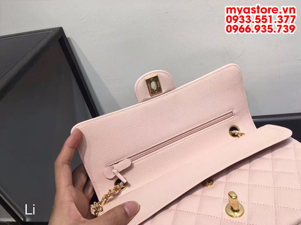 Túi xách nữ Chanel classic da bò siêu cấp size 25cm