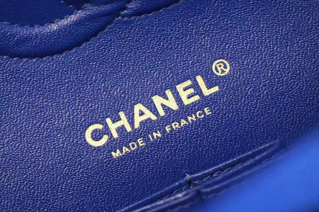 Túi xách nữ Chanel like auth 1:1 màu xanh coban