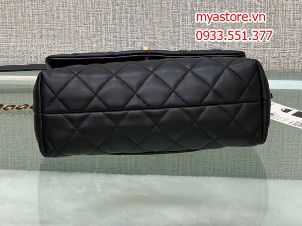 Túi xách nữ Chanel siêu cấp màu đen size 25cm