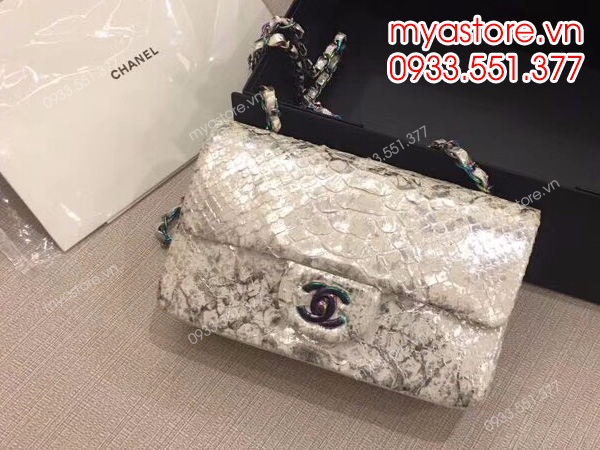 Túi xách nữ Chanel vân rắn like auth 1:1