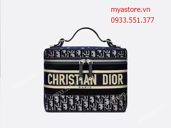 Túi xách nữ Dior dáng hộp trang điểm siêu cấp 