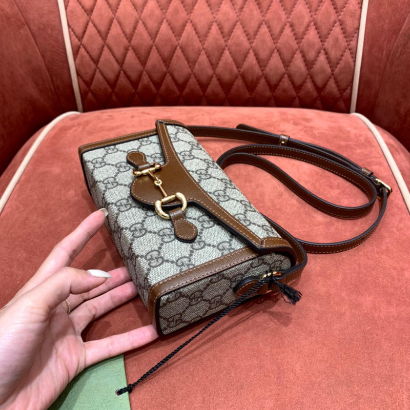 Túi xách nữ Gucci GG Horsebit 1955 Mini siêu cấp 1:1