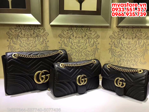 Túi xách nữ Gucci GG Marmont large shoulder size 31x19x7cm